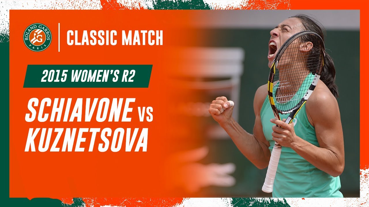 Schiavone vs Kuznetsova 2015 Women's round 2 | Roland-Garros Classic Match