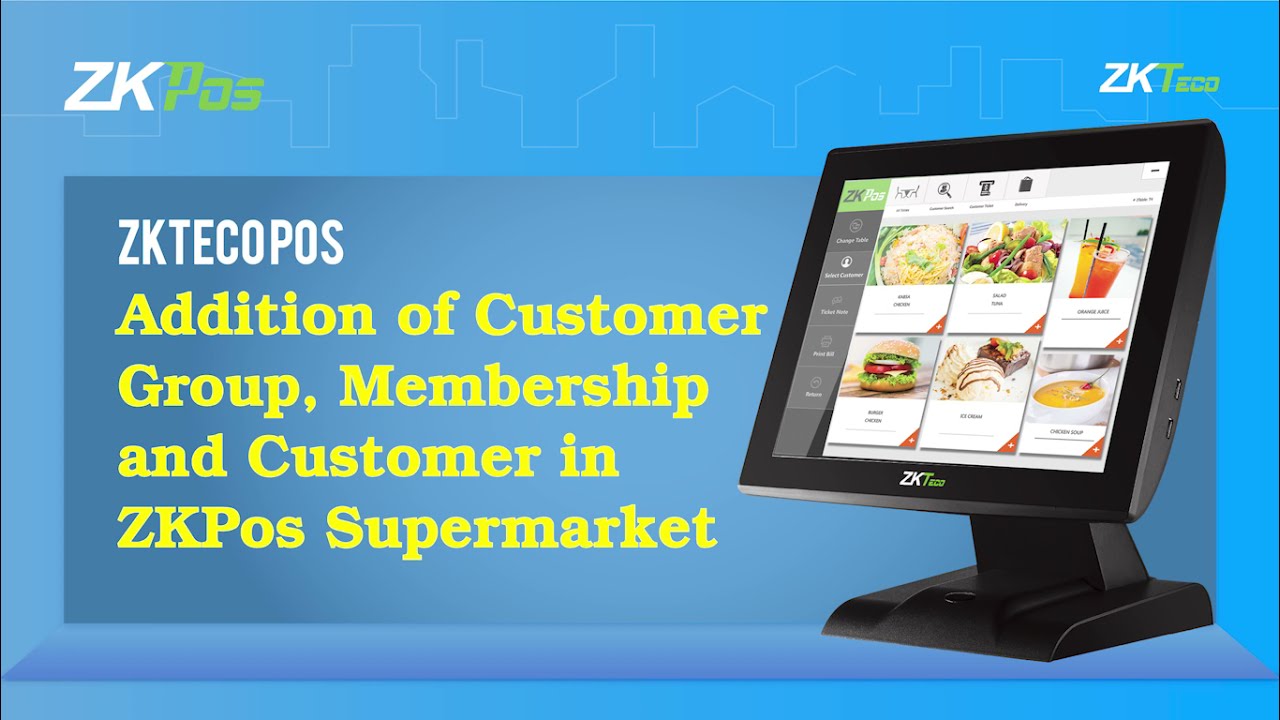 Addition of Customer Group, Membership and Customer in ZKPos Supermarket