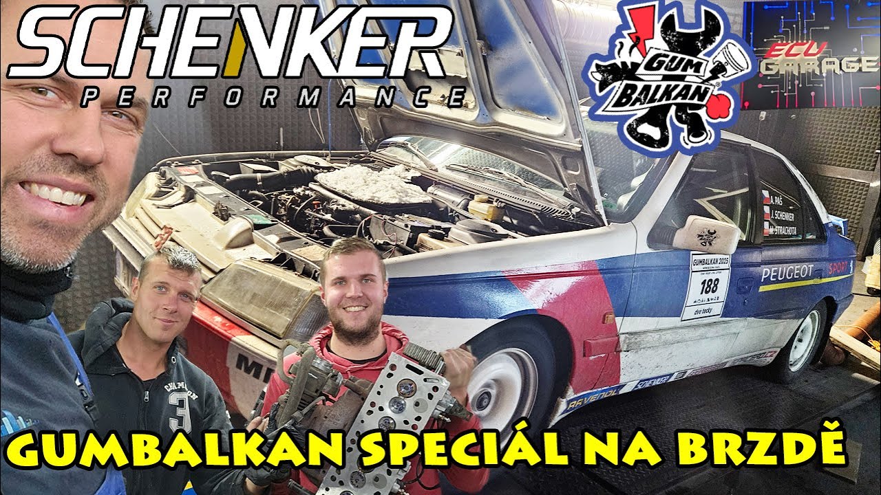 VLOG #96 - GUMBALKAN SPECIÁL NA BRZDĚ ECUGARAGE - PEUGEOT SPORT 405 1,9 GRDT