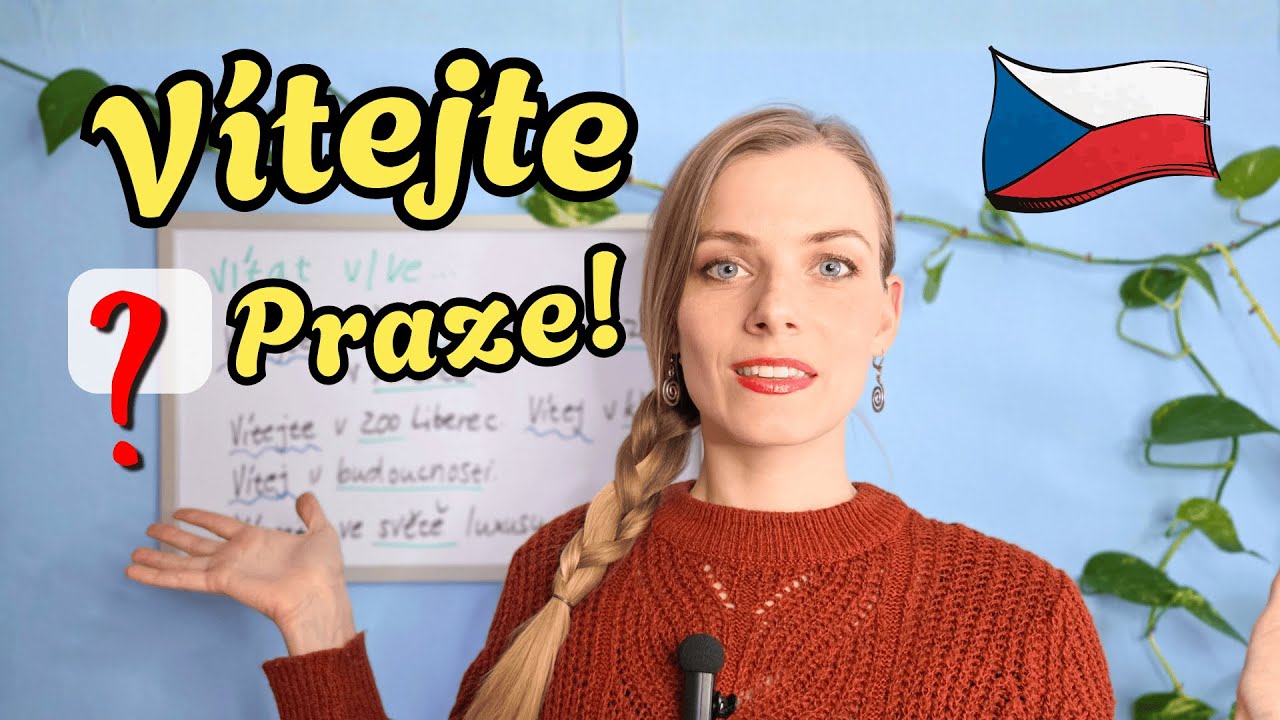 Welcome in Czech 👋 How to Use the Verb Vítat