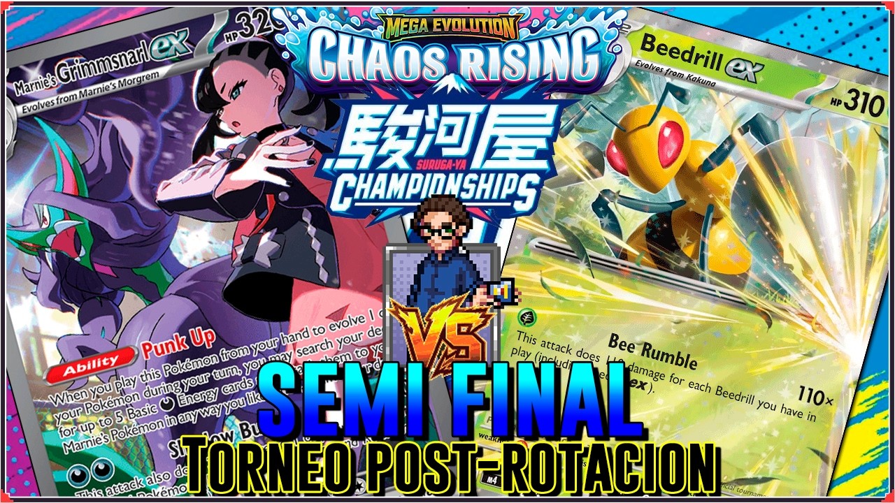 SEMI-FINAL TCG POKEMON Championships SURUGA-YA en ESPAÑOL | Grimmsnarl Marnie vs Beedrill ex