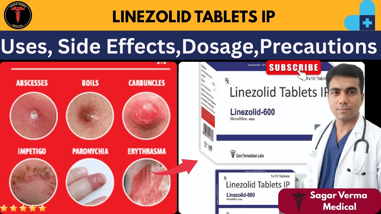 Linezolid tablets ip 600 mg in hindi / Lizoforce 600 mg tablet / Linezolid 600 mg tablet