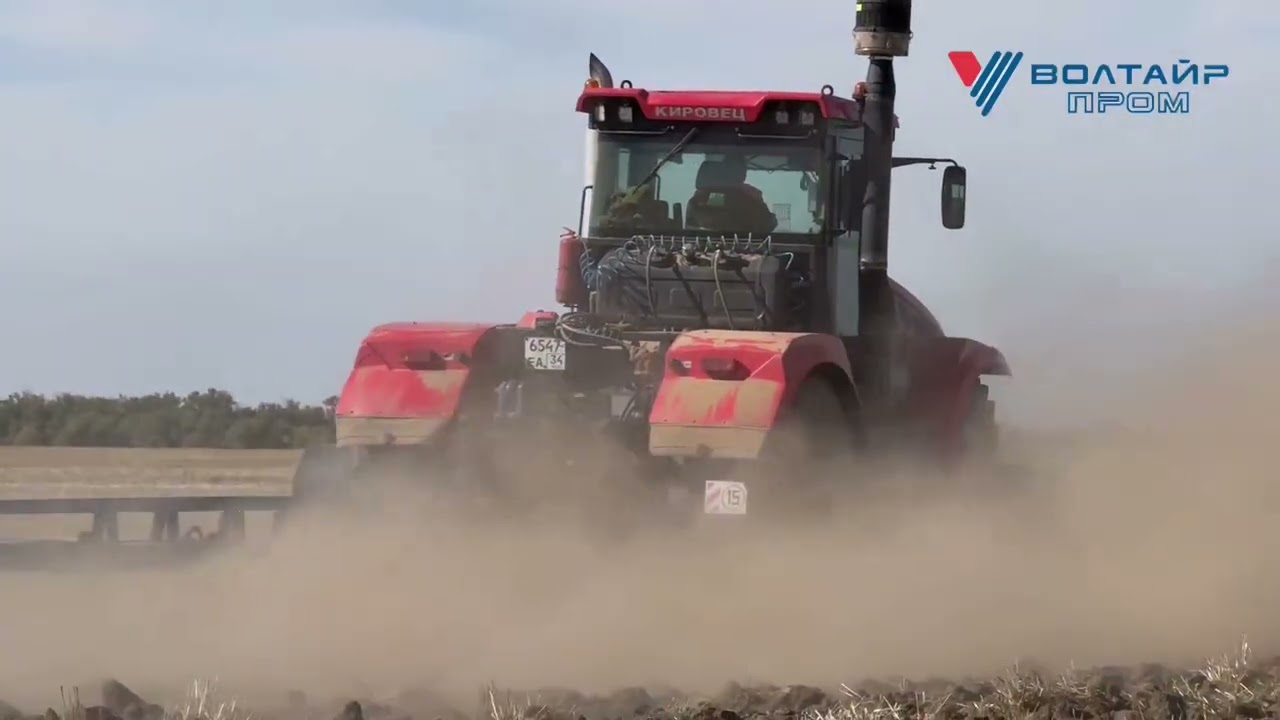 Эксплуатация шин TITAN типоразмера 710/70R38 установленных на тракторе К-735