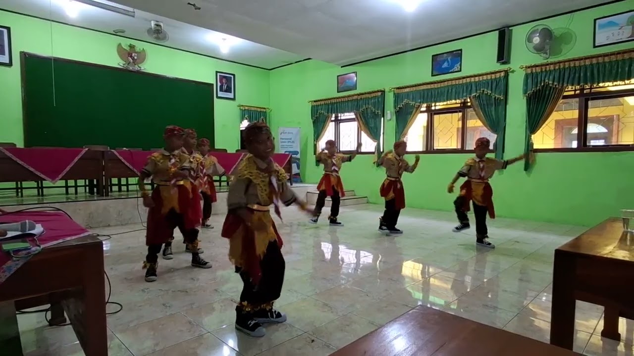 TARI KUNTULAN Gladi Pesta Siaga Taman Seni Budaya SDN Pakulaut 04 Kec. Margasari Kab. Tegal
