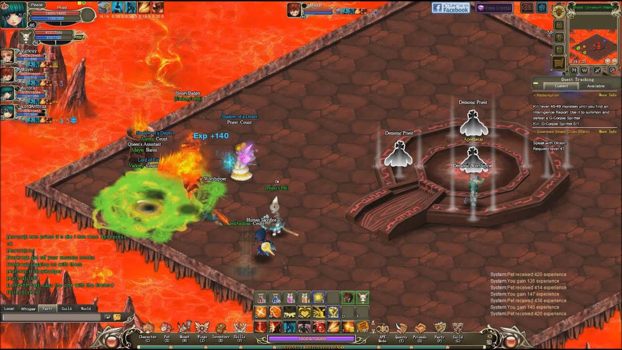 Crystal Saga 45+ Instance 