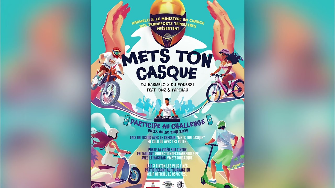 Dj Harmelo x Pokessi - Mets Ton Casque feat. Papehau x Dnz (Campagne Officielle) #TiktokChallenge