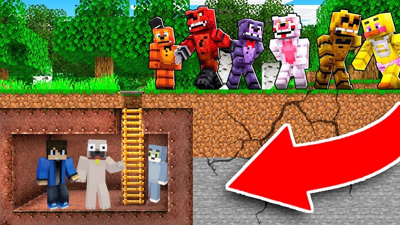 TITKOS HÁZ vs FNAF TÁMADÁS A MINECRAFTBAN!
