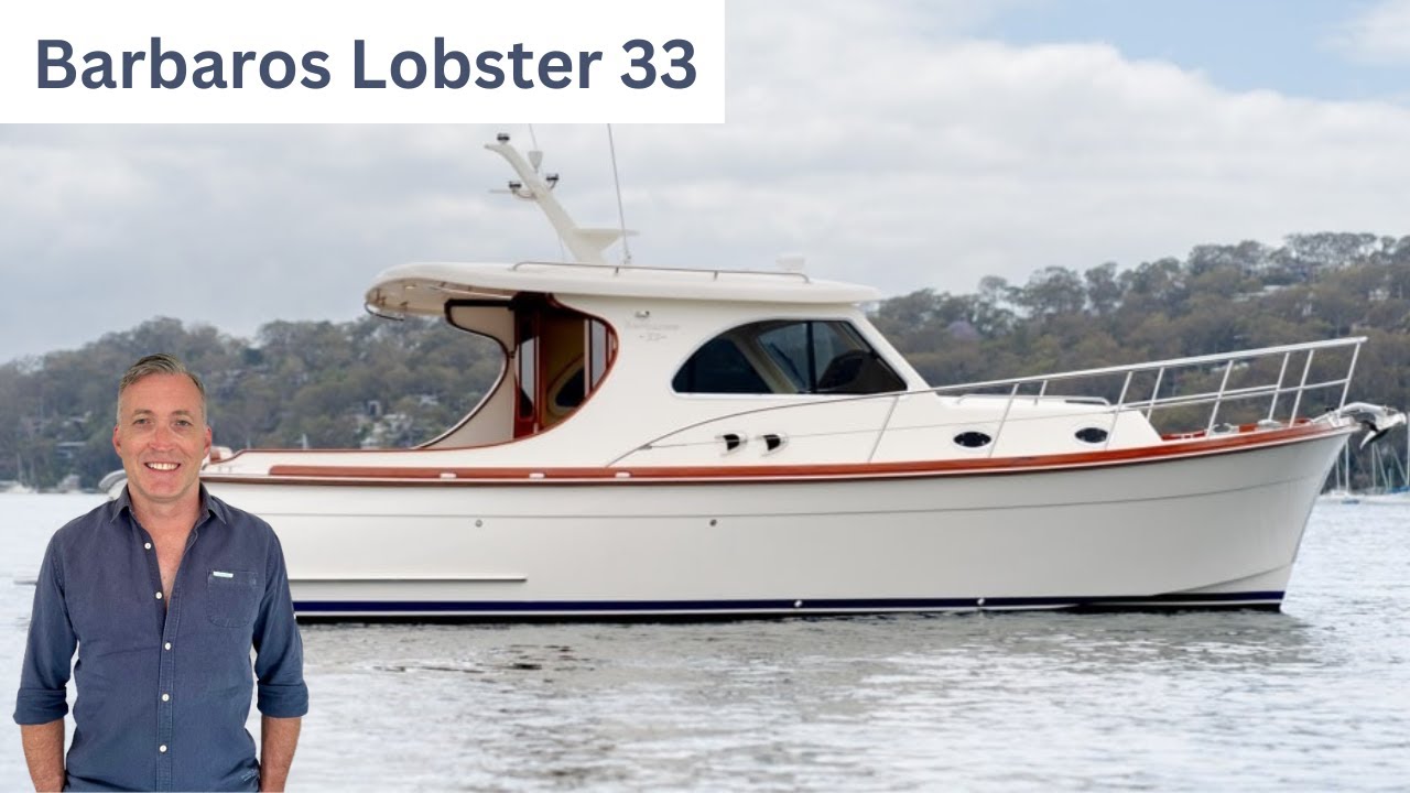 The Perfect Couples Weekender $600,000 Barbaros Lobster Boat 33 Boat Walkthrough.