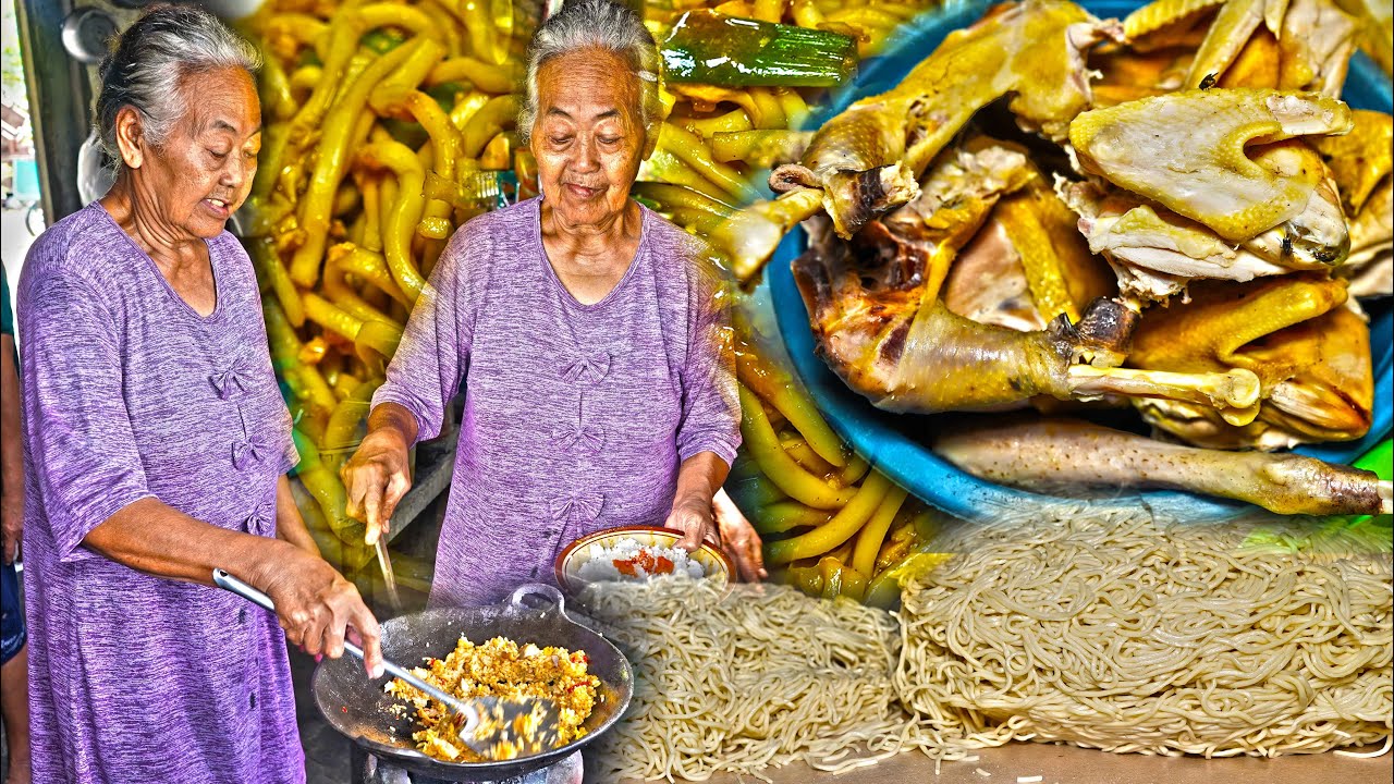 MBAH 73 TAHUN JUAL BAKMI !!! LEGENDARIS DARI 1992 BUKA BAKMI JAWA AYAM KAMPUNG PAGI ! 6 AYAM SEHARI