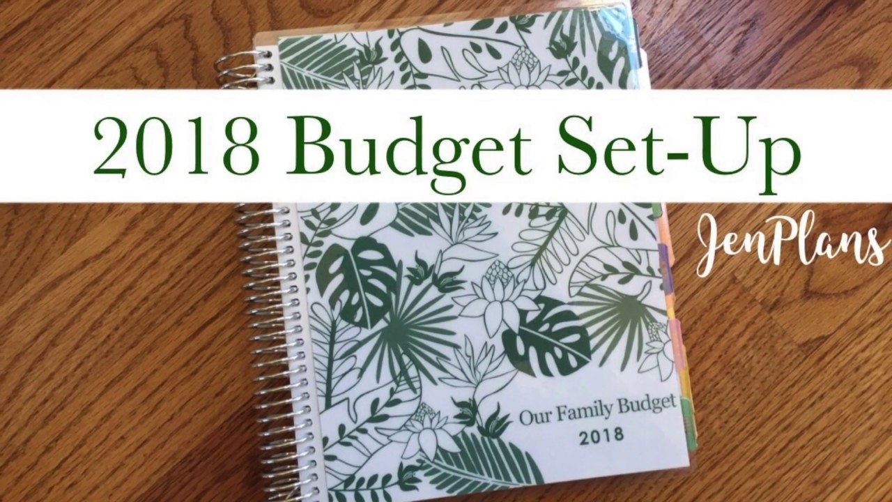 BUDGET PLANNER | 2018 Budget Planner Set-Up in my Erin Condren Monthly