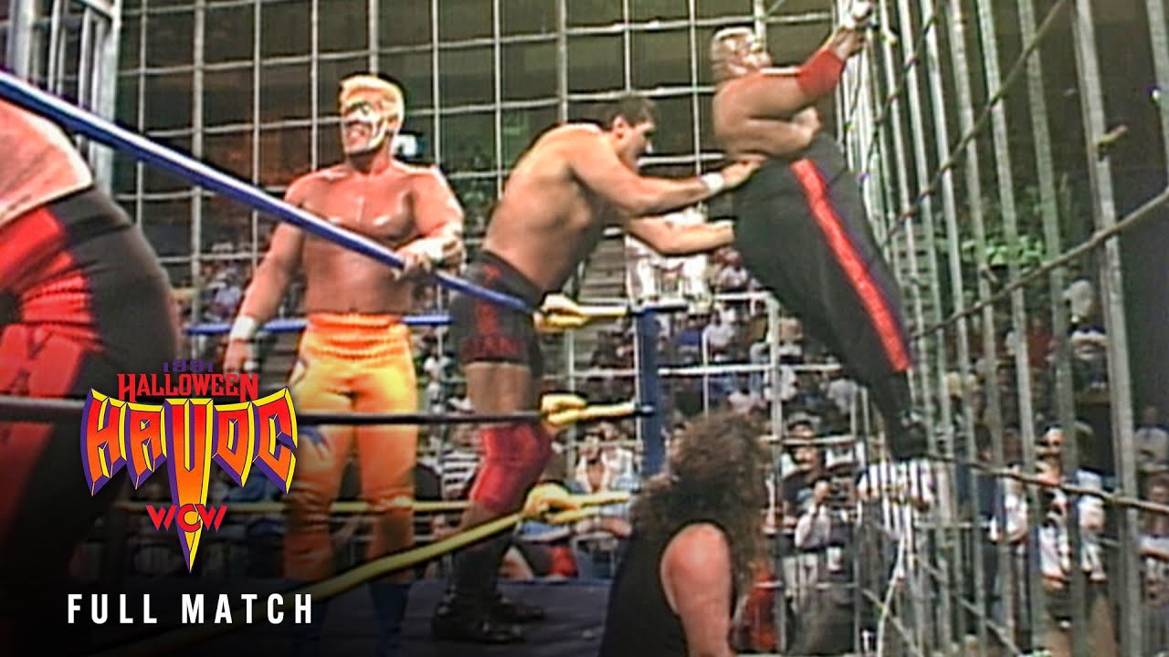 FULL MATCH: Chamber of Horrors Match: WCW Halloween Havoc 1991