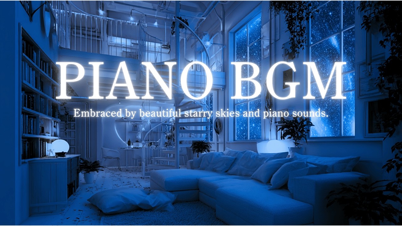 【 Piano Sound 】春を待つ時間のピアノGBM 🎹 | 星空と癒しのピアノサウンド 🎵 | 自律神経を整える自分時間 #ピアノ #piano #癒し #BGM #星空
