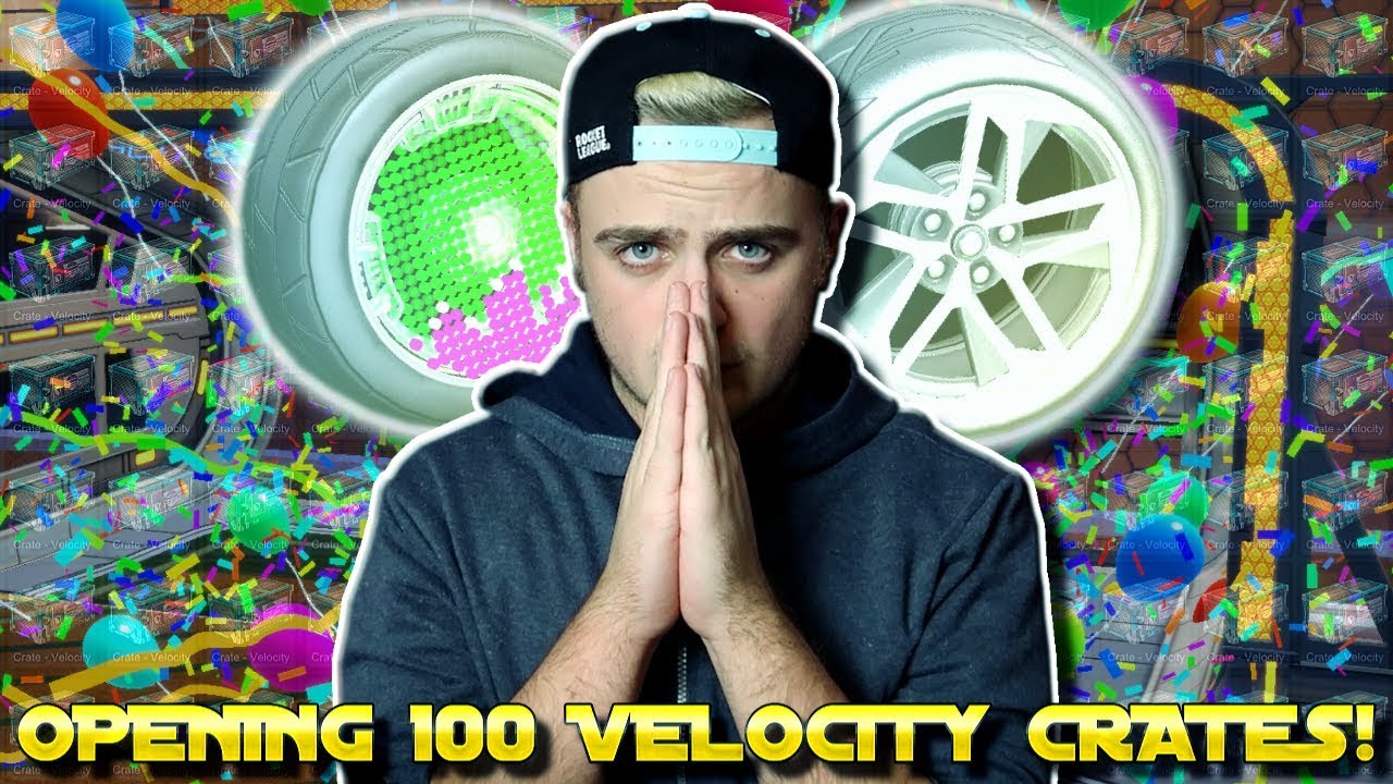 MY LUCK IS INSANE! | THE BIGGEST [100+] VELOCITY ROCKET LEAGUE CRATE OPENING ON YOUTUBE!