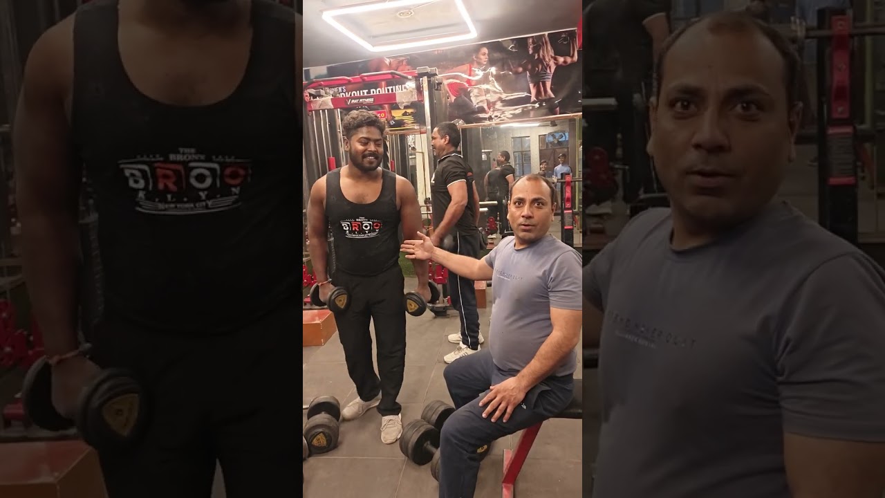 Gym friend challange me 🤣🤣bhai 2 month main kon si body ban jayegi