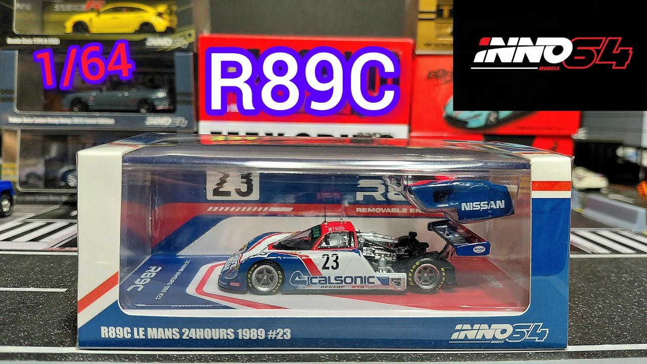 INNO64 R89C #23 1989 24 часа Ле-Мана: распаковка и обзор, масштаб 1/64