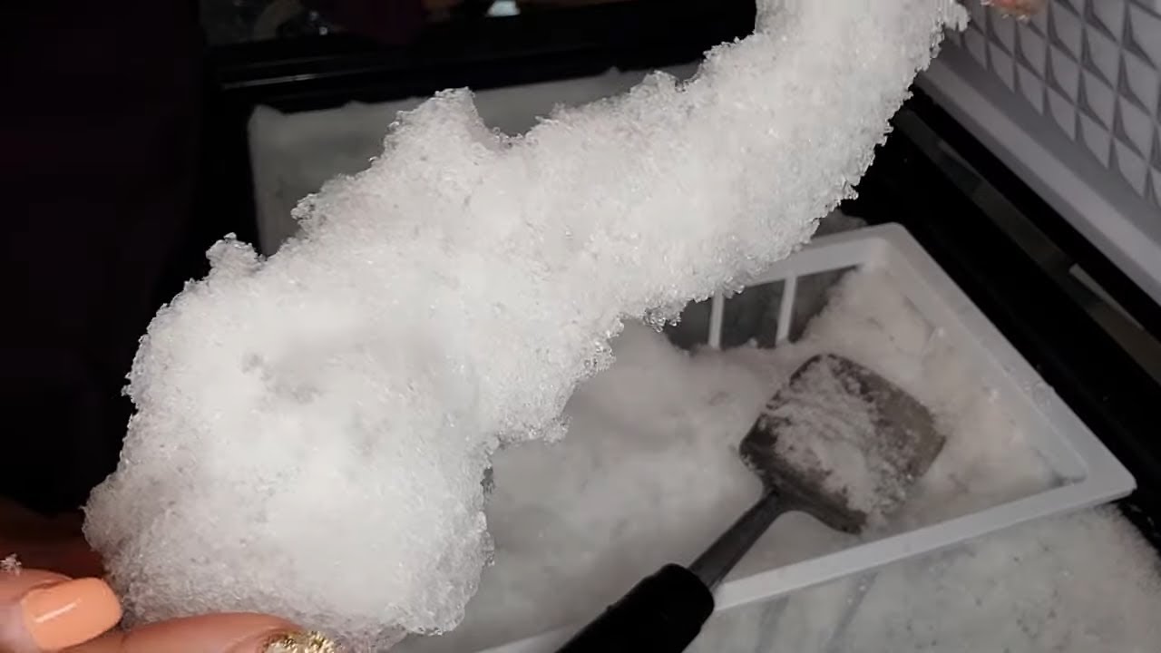 DEEP FREEZER BASKET | HUMIDIFIER FREEZER FROST | #asmr #onlybites #asmreating