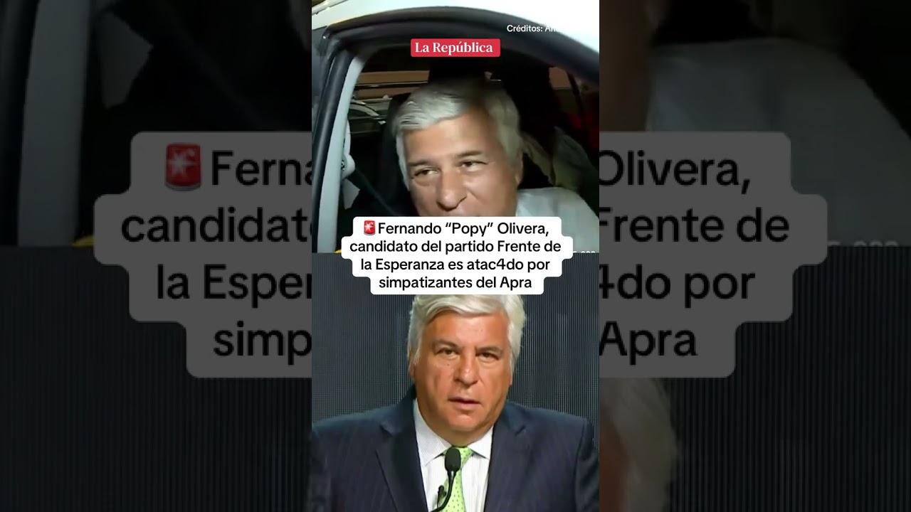 🚨 SIMPATIZANTES DEL APRA AGREDEN A POPY OLIVERA #shorts #lr
