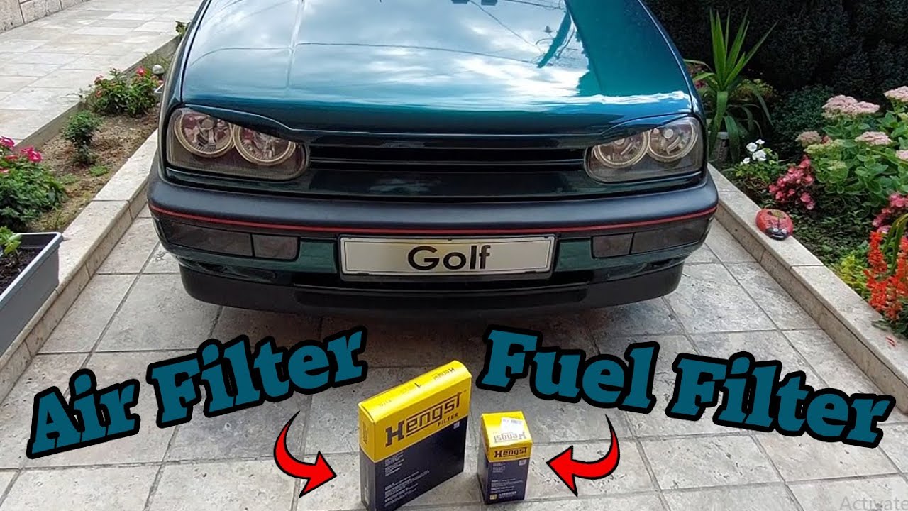 Volkswagen Golf 3 1.9 TDI / mk3 / Replace Diesel Fuel Filter & Air Filter