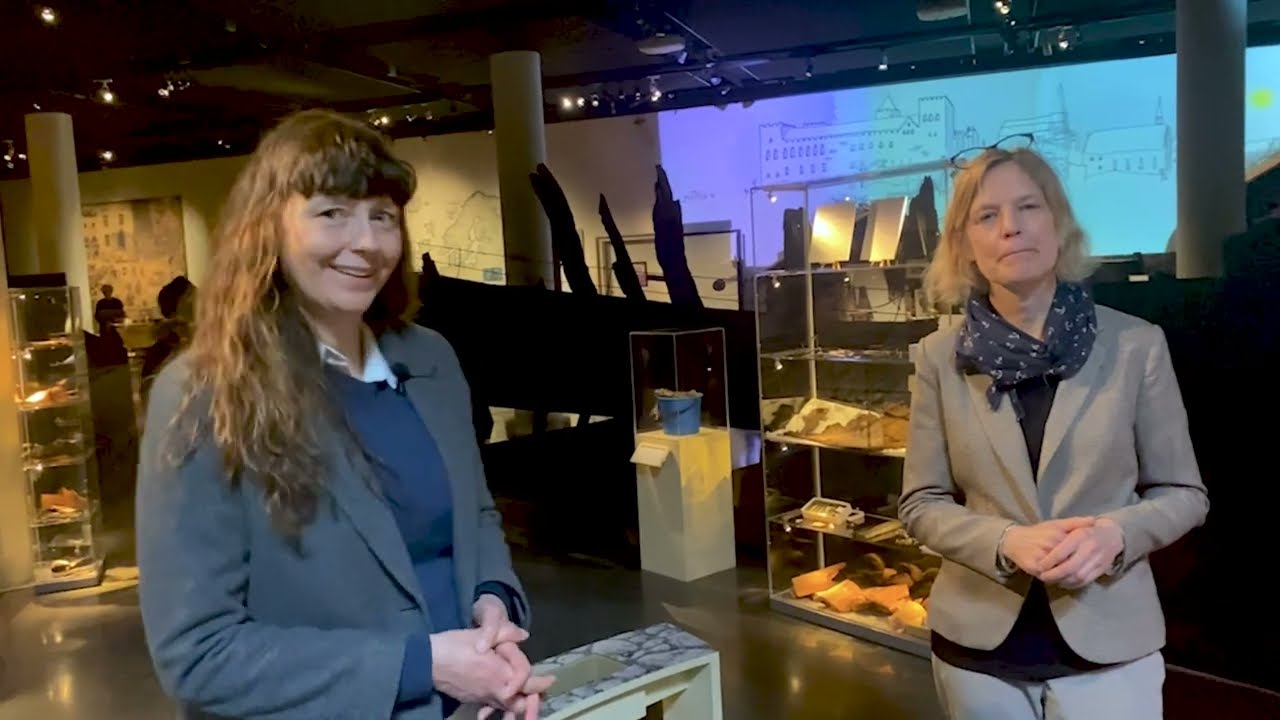 Ett besök på Medeltidsmuseet i en utställning om arkeologiska föremål från Slussen