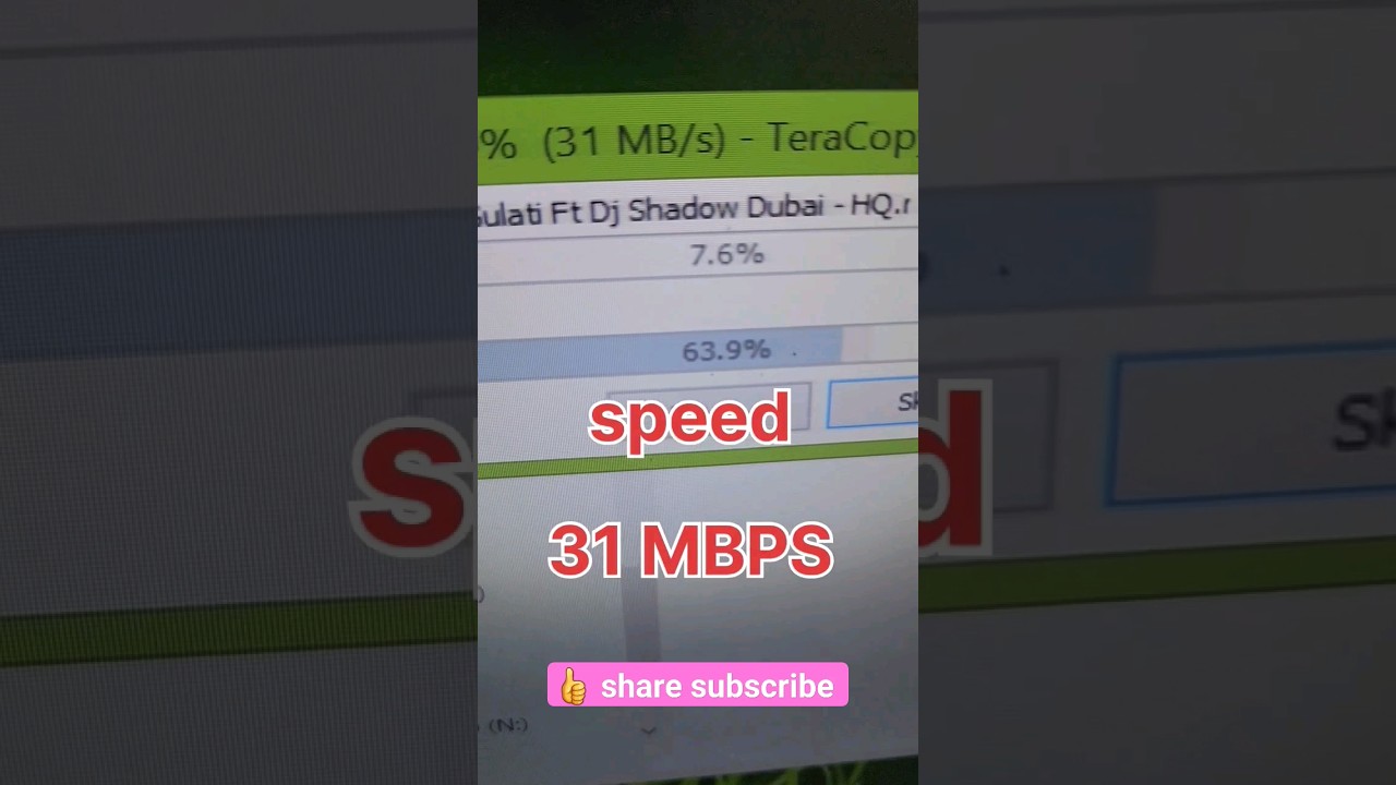 ♻️ USB 2.0 vs USB 3.0 speed test ( live test ) #usb2 #usb3 #usbport 🌍