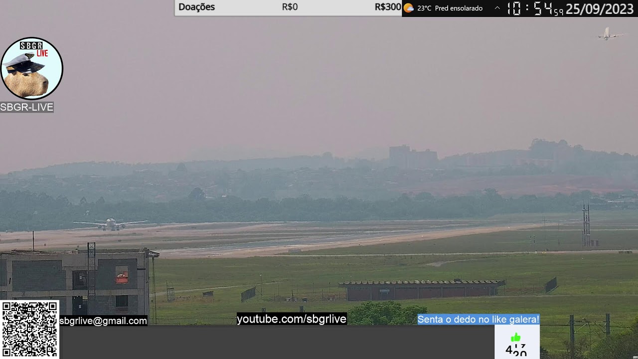 SBGR LIVE 4K - Aeroporto Internacional de S&atilde;o Paulo/Guarulhos AO VIVO - GRU Airport