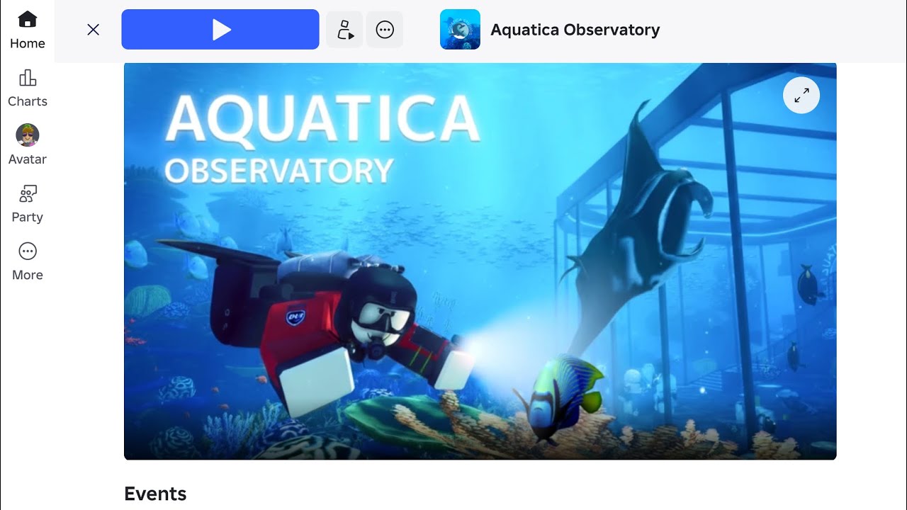 Me playing AQUATICA OBSERVATORY