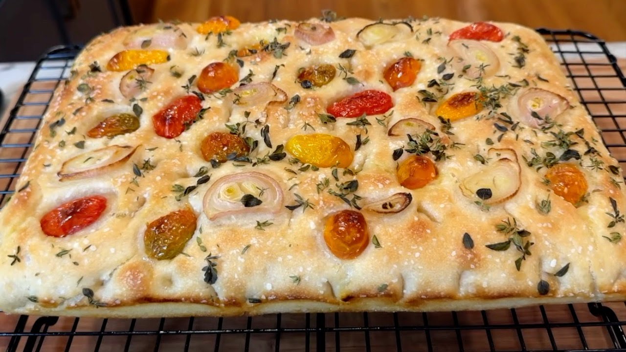 Easy Sourdough Focaccia