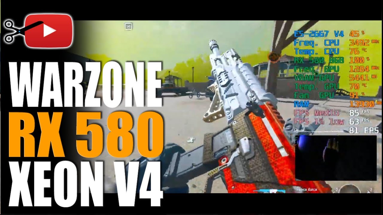 🔴 LIVE - WARZONE 5 | E5 2667 V4 + RX 580 8GB 2048 SP | MLLSE | XEON E5-2667 V4 | X99 | VERDANSK