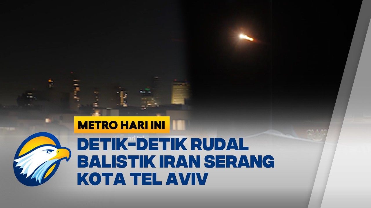 Rudal Iran Hantam Tel Aviv, Warga Panik - [Metro Hari Ini]