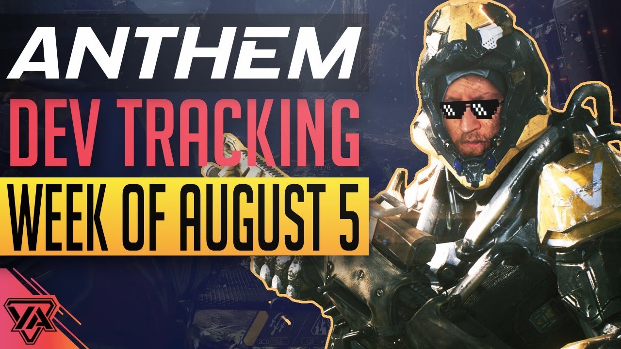 ANTHEM DEV TRACKING AUG 5 | Unlimited Ammo, Skin Rarities, and More!