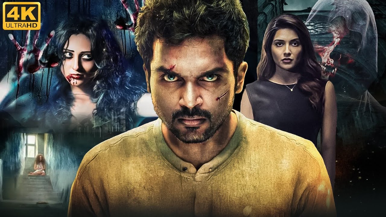 South Superhit Hindi Dubbed Full Action Horror Movies | Vikram Prabhu, Mahima Nambiar, Aadukalam
