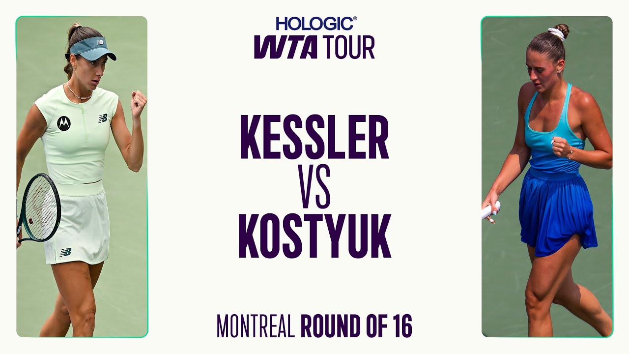 McCartney Kessler vs. Marta Kostyuk | 2025 Montreal Round of 16 | WTA Match Highlights