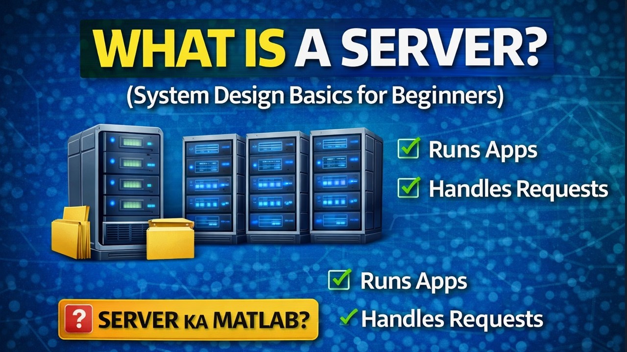 What Is A Server? System Design Basics For Beginners