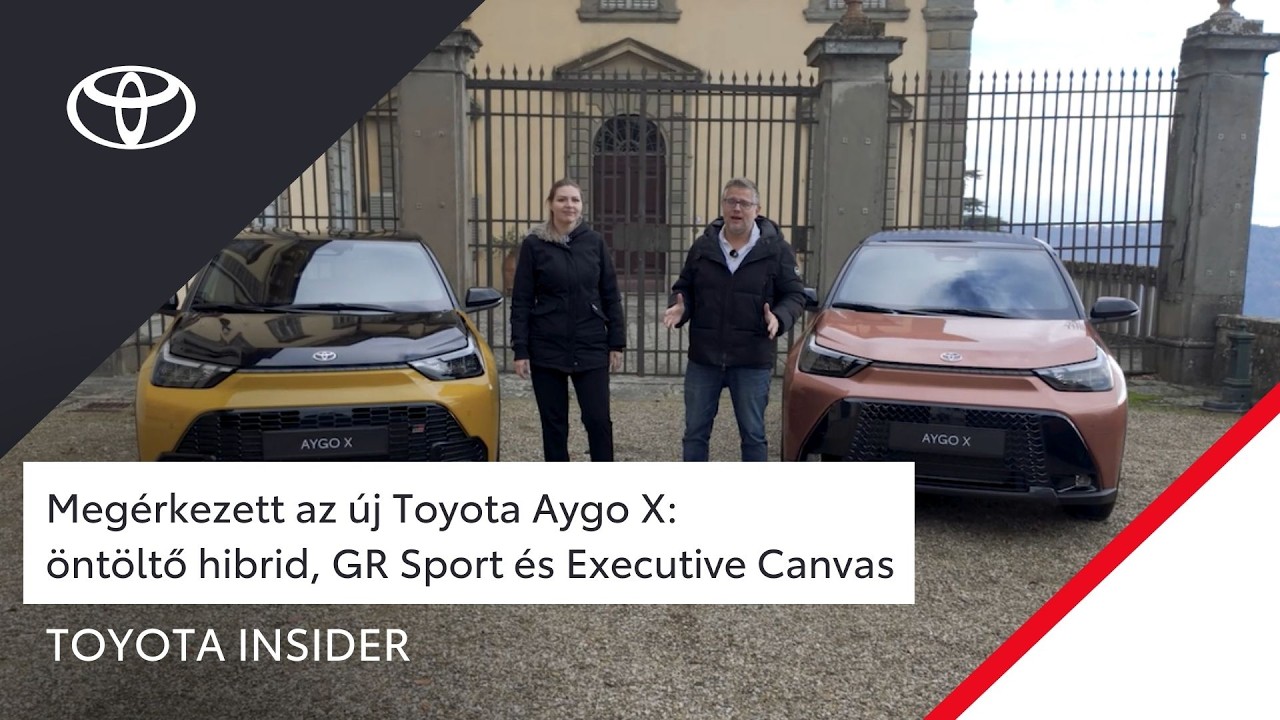 Megérkezett az új Toyota Aygo X: öntöltő hibrid, GR Sport és Executive Canvas | Toyota Insider #58