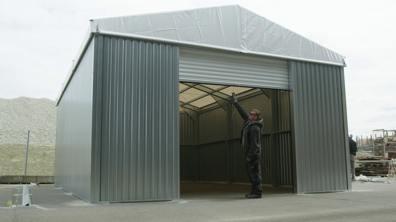 Kroftman warehouse tent WT609 installation