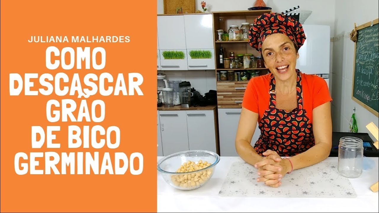 Como Descascar Grão de Bico Germinado