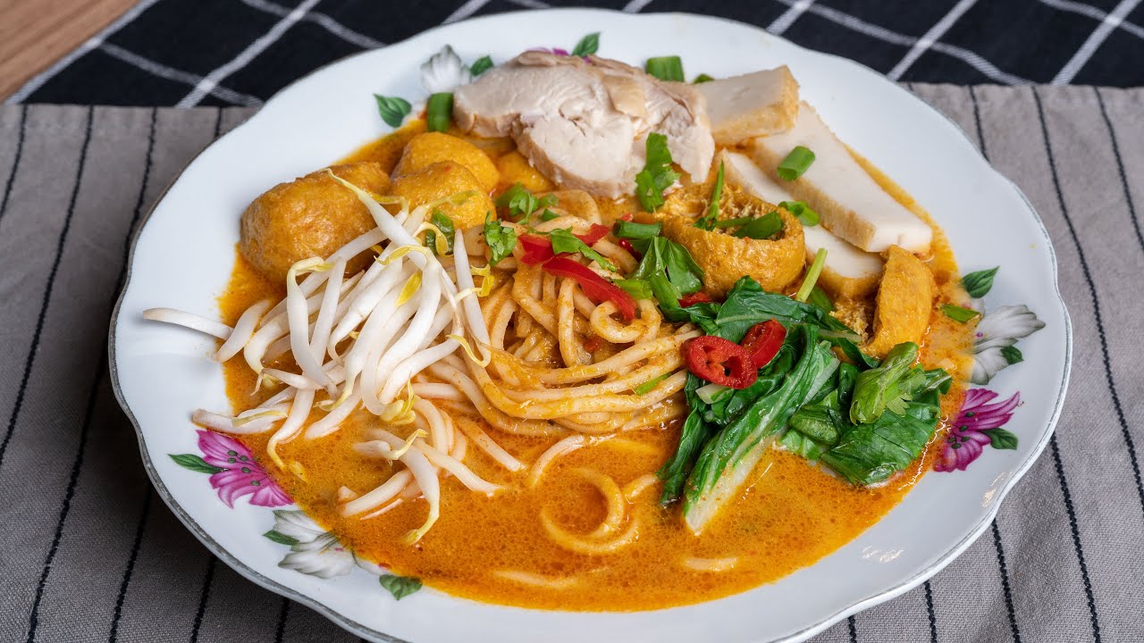 Mee Kari Ipoh MUDAH & SEDAP! Tak Perlu Rempah Banyak!