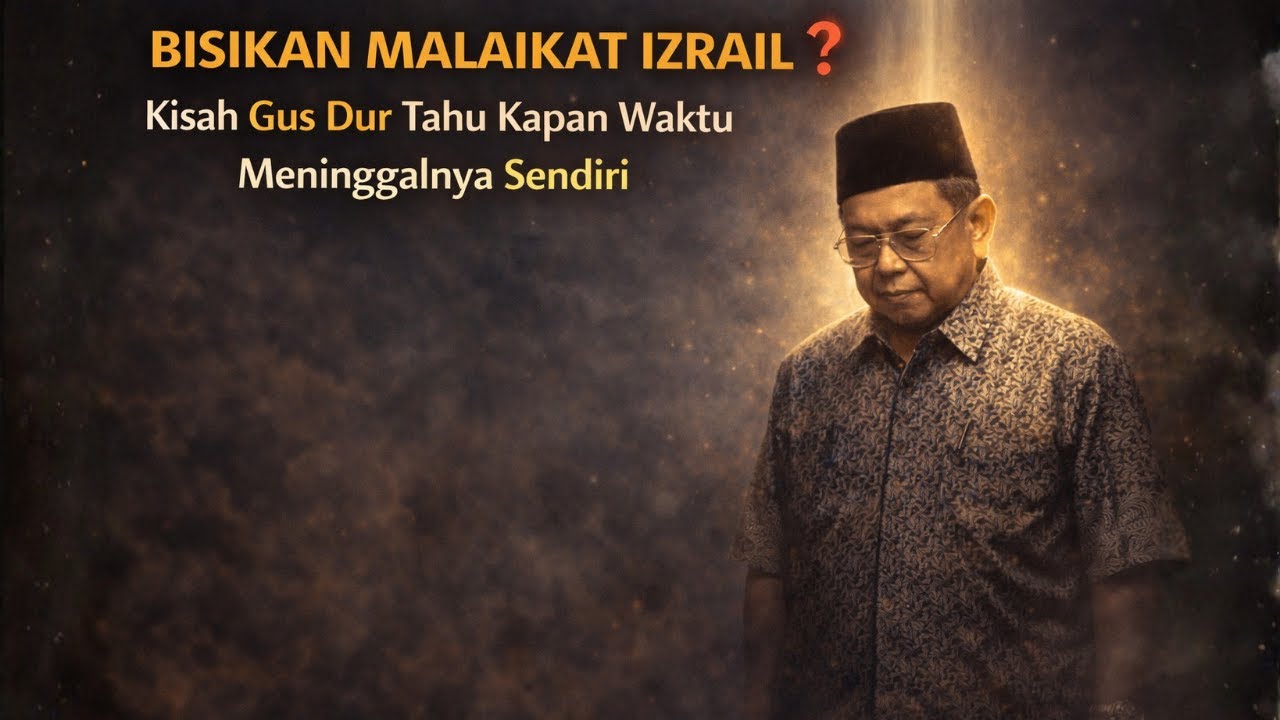 BISIKAN MALAIKAT IZRAIL ❓ Kisah Gus Dur Tahu Kapan Waktu Meninggalnya Sendiri.