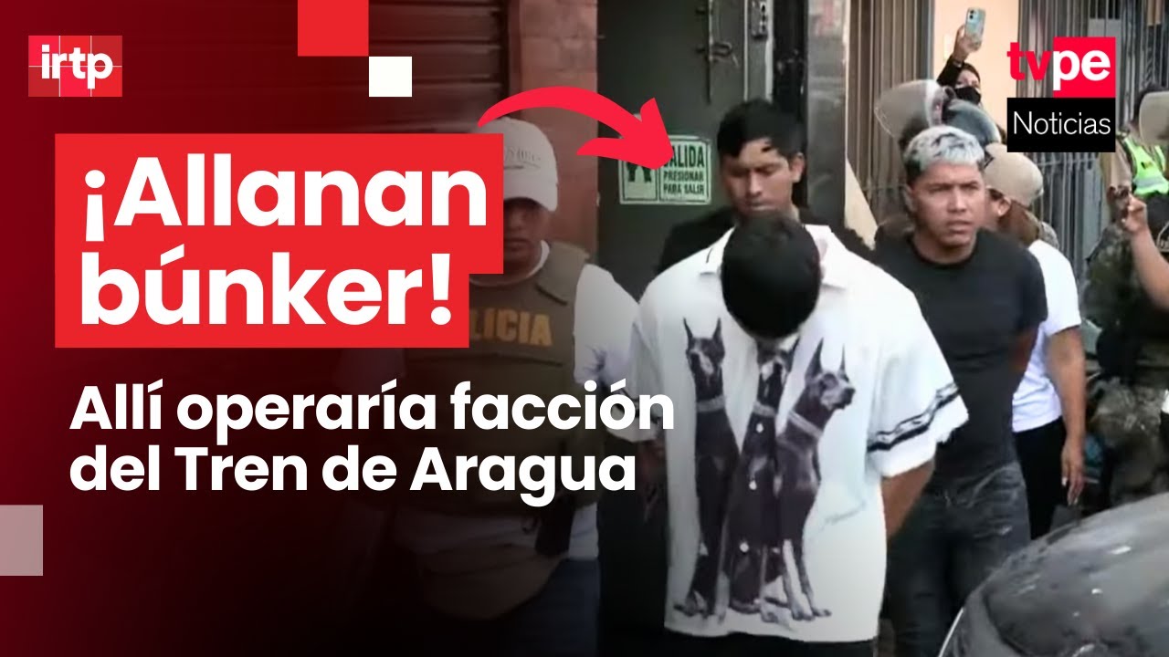 Policía allana búnker en SJM y detiene a 62 extranjeros con armas y drogas