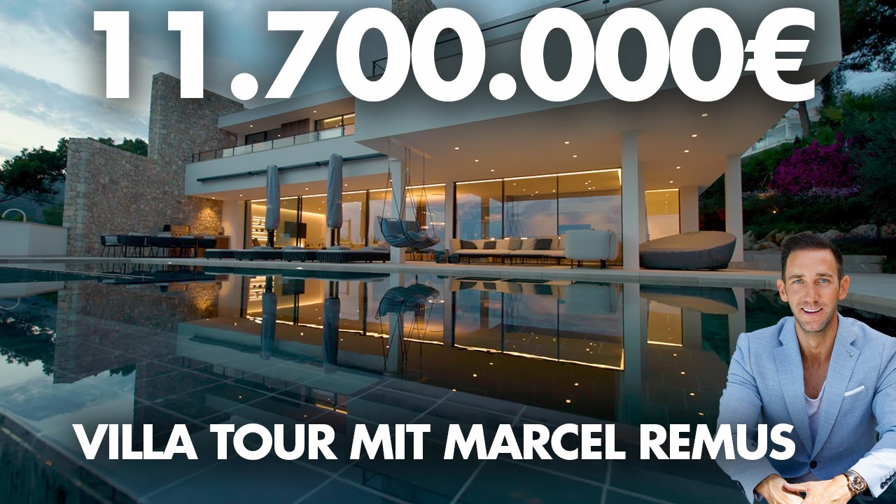 DESIGNER FAMILIEN VILLA BEI PUERTO PORTALS MALLORCA. VILLA TOUR MIT MARCEL REMUS