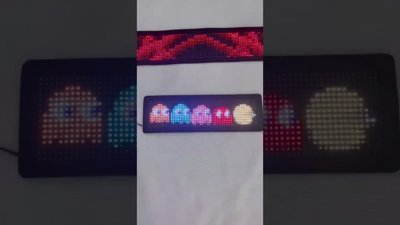 LED Sign For Car Flexible LED Display Emotion Rear Window Animation Matrix Panel With Custom APP