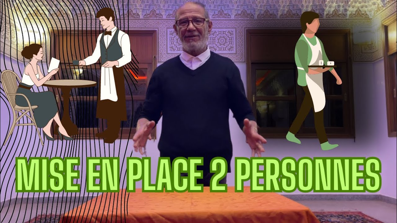 La mise en place dans une grande salle de restaurant تعلم كيفية انشاء mise en place بطريقة الصحيحة ✅