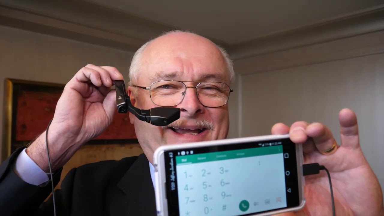 Jeff Jacobsen Chief Architect Demonstrates The Golden-i Infinity Smart Screen at CES 2019