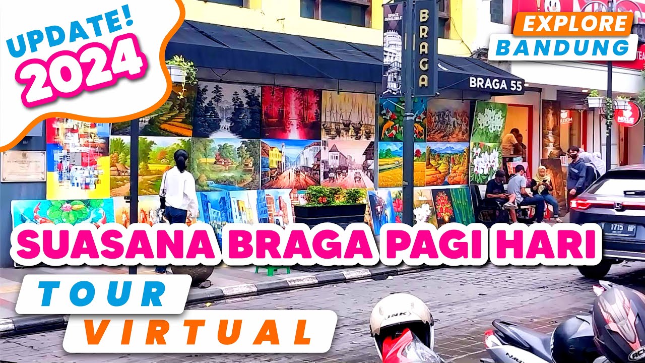 JALAN BRAGA BANDUNG | SUASANA WISATA HOTEL KULINER HANTU JALAN BRAGA BANDUNG HARI INI