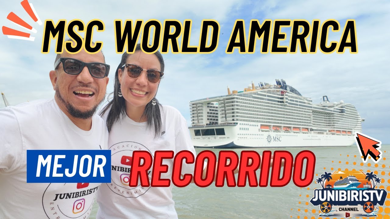 RECORRIDO COMPLETO MSC WORLD AMERICA 2025!. EL NUEVO GIGANTES DE LOS MARES.