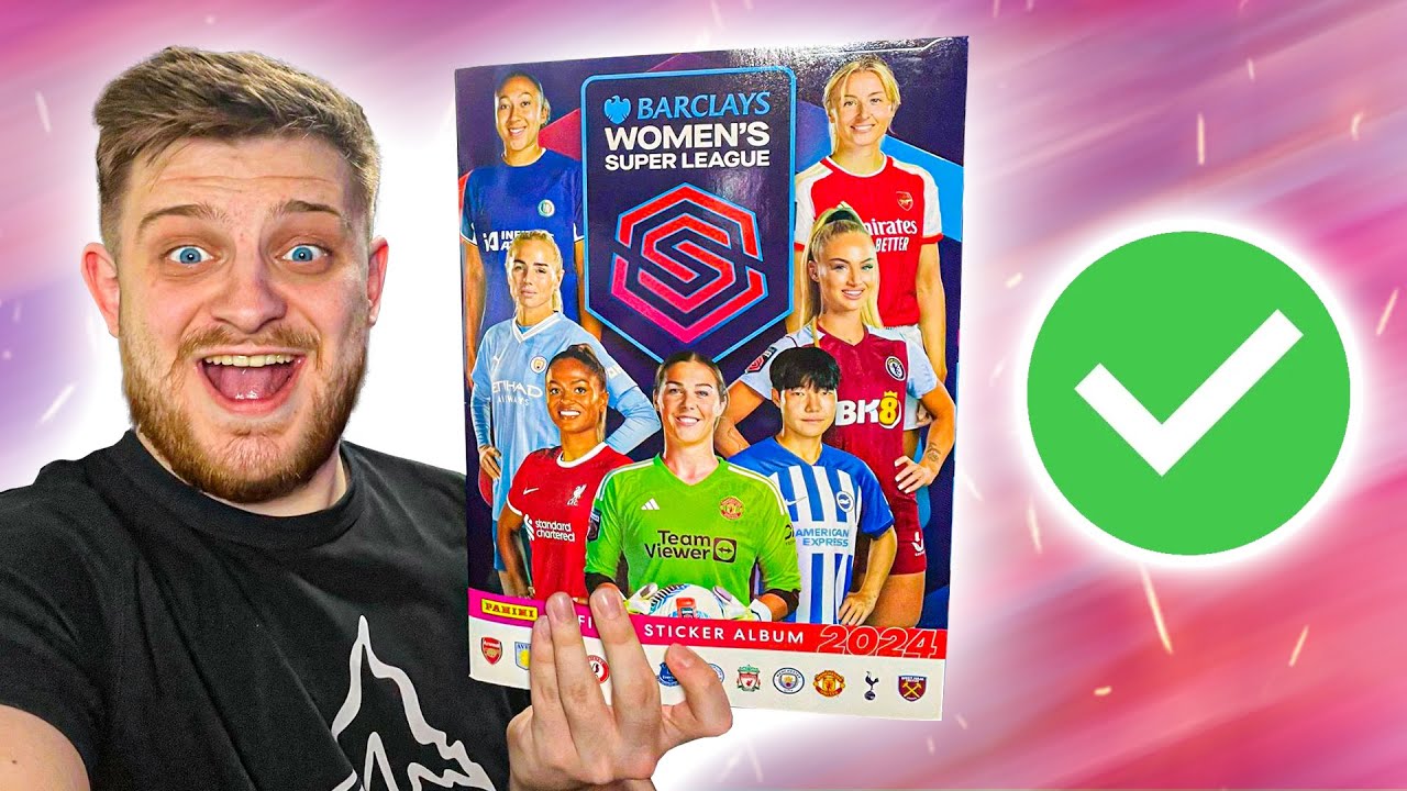 I *COMPLETED* the FIRST EVER Panini WSL Sticker Collection! (100% COMPLETE!)