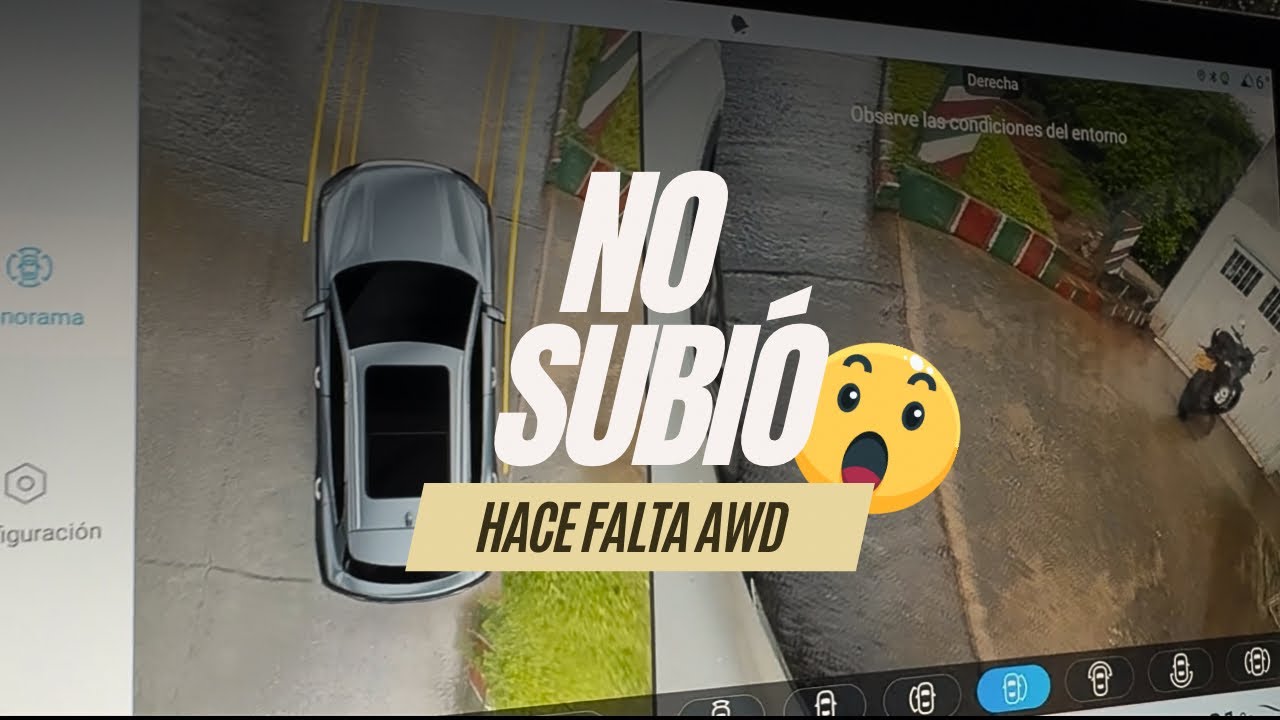 AWD (All Wheel Drive) en la Byd Song plus si hace falta🥲. No subió con lluvia.