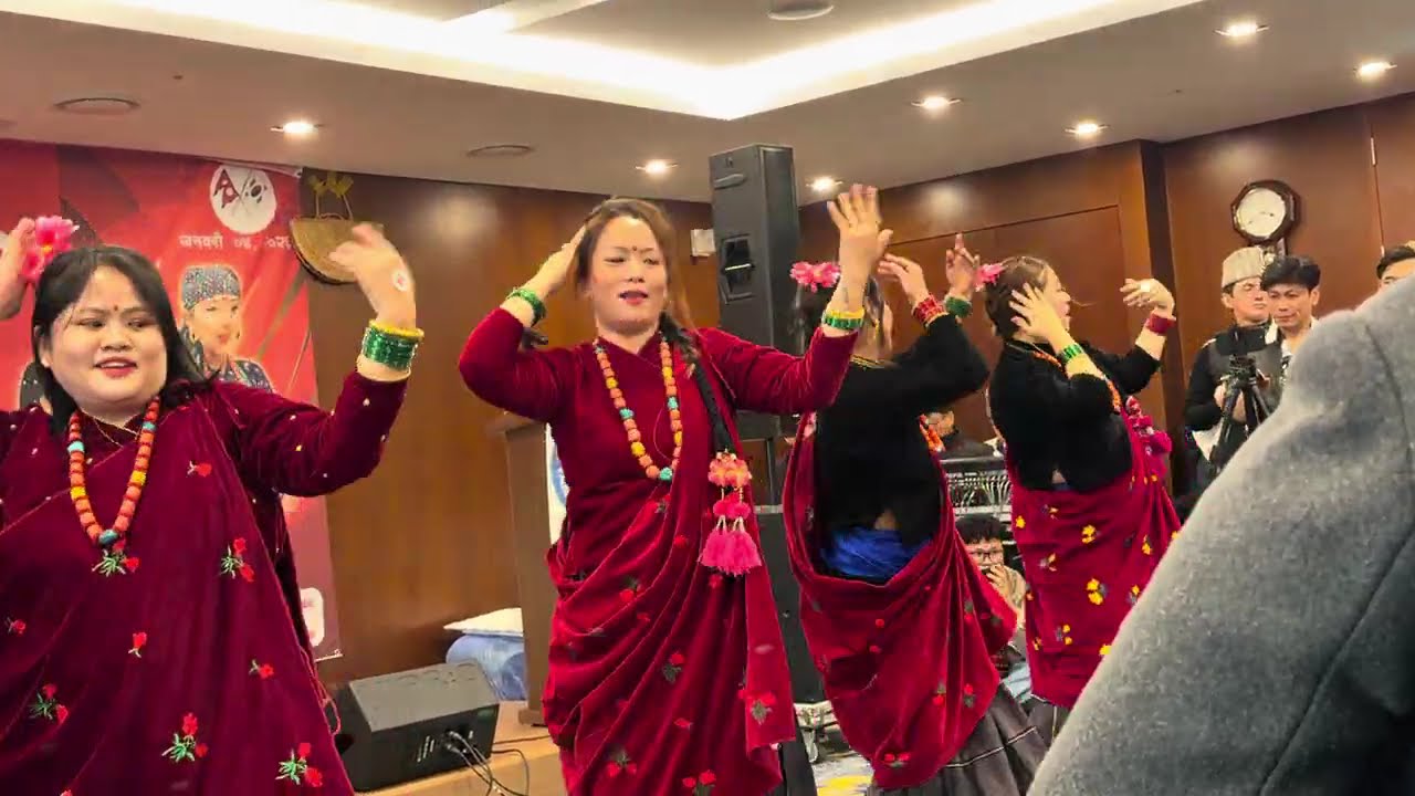 TAMU LHOSAR PROGRAM IN SEOUL SOUTH KOREA #groupdance #gurungseni #lhosar 