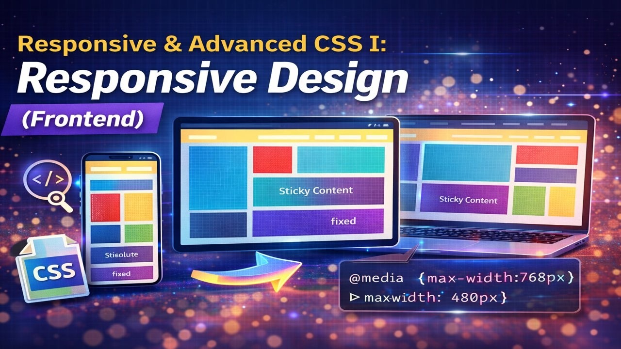 Responsive and Advanced CSS II: Coding Tutorial for Designing a Responsive Website.