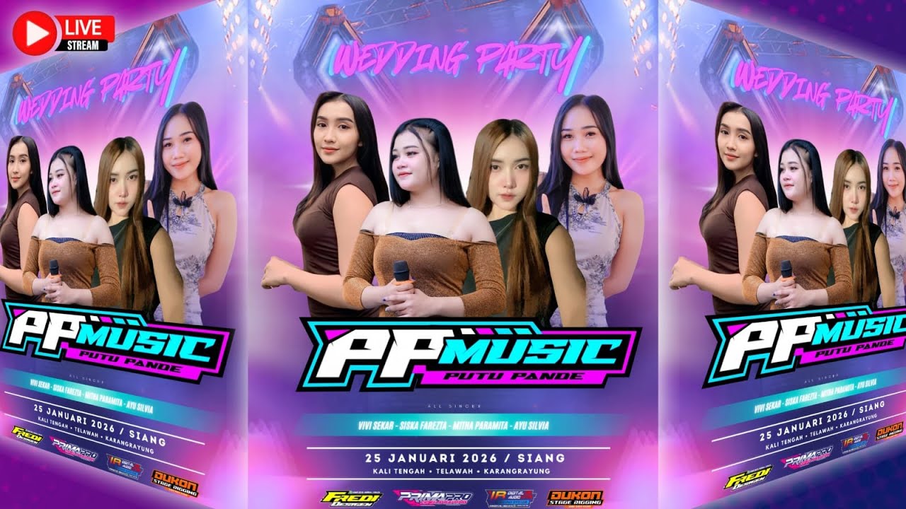 🔴#LIVE 'PP MUSIC' || WEDDING PARTY || KALITENGAH-TELAWAH 25 JANUARI 2026 || IR AUDIO || PRIMA PRO